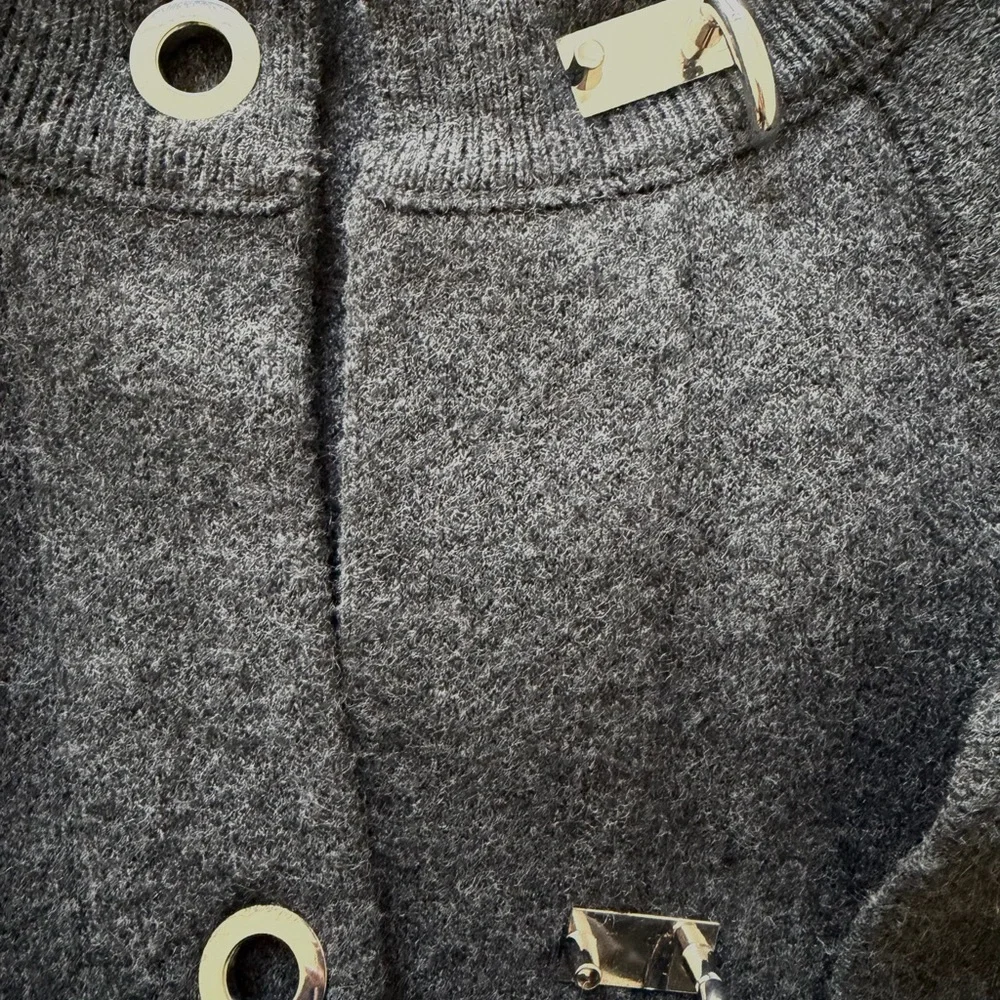 NWT - Zara Charcoal Women's Cape Sweater